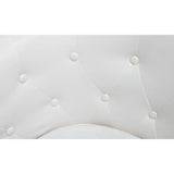 NNEVL Tub Chair White Faux Leather