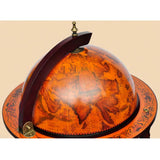 NNEVL Globe Bar Wine Stand Eucalyptus Wood