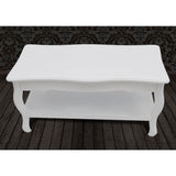 NNEVL Coffee Table 2 Tiers MDF White