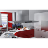 NNEVL Island Mount Range Hood with LCD Display