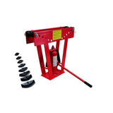 NNEVL 16-Ton Hydraulic Tube Rod Pipe Bender with 8 Dies