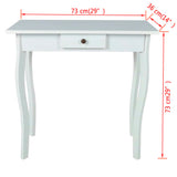 NNEVL Console Table MDF White