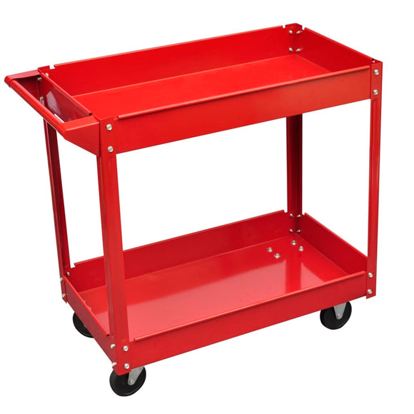 NNEVL Workshop Tool Trolley 100 kg Red