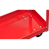 NNEVL 2 x Workshop Tool Trolley 100 kg 2 Shelves