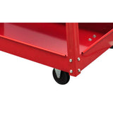 NNEVL 2 x Workshop Tool Trolley 100 kg 3 Shelves
