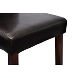 NNEVL Dining Chairs 4 pcs Black Faux Leather