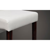 NNEVL Dining Chairs 6 pcs White Faux Leather