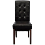 NNEVL Dining Chairs 6 pcs Brown Faux Leather