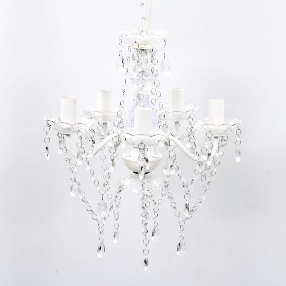 NNEVL Chandelier 5 Bulbs Transparent