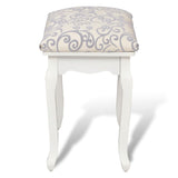 NNEVL Dressing Stool Warm White Fabric