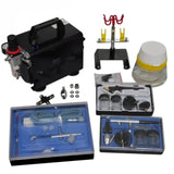 NNEVL Airbrush compressor set with 3 pistols 255 x 135 x 220 mm