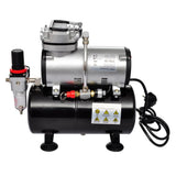 NNEVL Airbrush compressor set with 3 pistols 310 x 150 x 310 mm