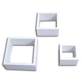 NNEVL Cube shelf set of 3 white