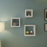 NNEVL Cube shelf set of 3 white