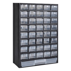NNEVL 41-Drawer Plastic Storage Cabinet Tool Box