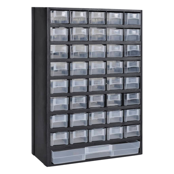 NNEVL 41-Drawer Plastic Storage Cabinet Tool Box