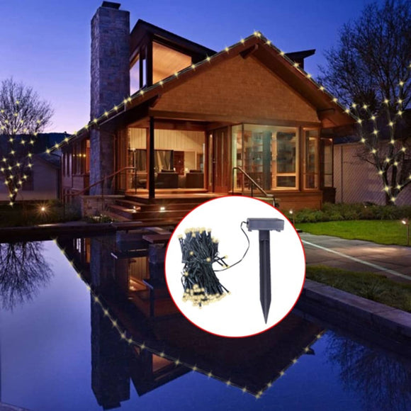 NNEVL LED Solar String Lights Warm White Christmas Decoration