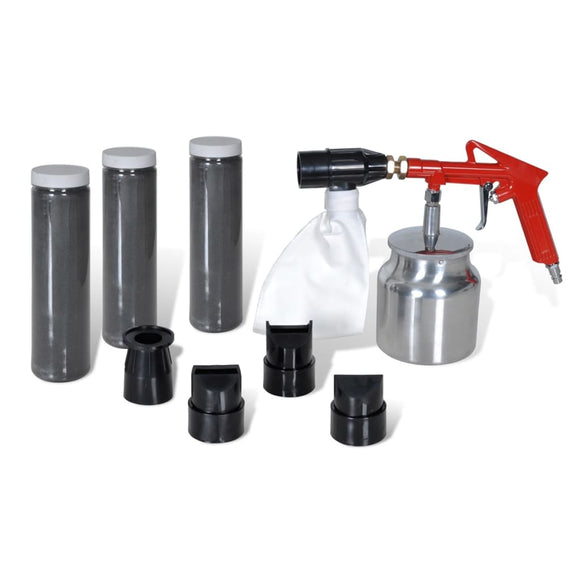 NNEVL Air Sand Blasting Kit Sand & Nozzles Included