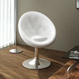 NNEVL Bar Chair White Faux Leather