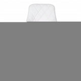 NNEVL Bar Stools 2 pcs White Faux Leather