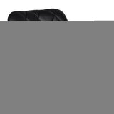 NNEVL Bar Stools 2 pcs Black Faux Leather