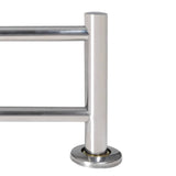 NNEVL Stainless Steel Towel Rack 2 Tubes