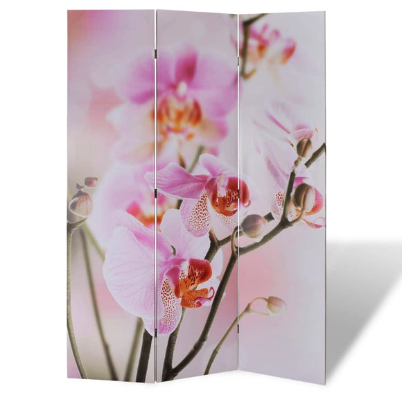 NNEVL Folding Room Divider Print 120 x 170 Flower