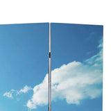 NNEVL Folding Room Divider Print 200 x 170 Beach