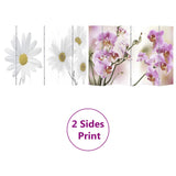 NNEVL Folding Room Divider Print 217x170cm Flower