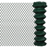 NNEVL Chain Link Fence Steel 1.25x25 m