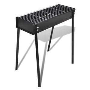 NNEVL BBQ Stand Charcoal Barbecue Square 75 x 28 cm