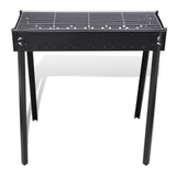 NNEVL BBQ Stand Charcoal Barbecue Square 75 x 28 cm