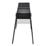 NNEVL BBQ Stand Charcoal Barbecue Square 75 x 28 cm