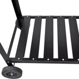 NNEVL BBQ Stand Charcoal Barbecue 2 Wheels