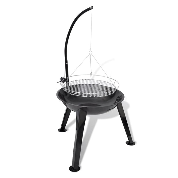 NNEVL BBQ Stand Charcoal Barbecue Hang Round