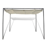NNEVL Garden Gazebo with Retractable Roof Canopy