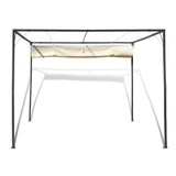 NNEVL Garden Gazebo with Retractable Roof Canopy