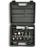 NNEVL 16 Piece 1/4" Air Die Grinder And Stone Kit Set
