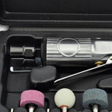 NNEVL 16 Piece 1/4" Air Die Grinder And Stone Kit Set