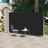 NNEVL Patio Terrace Side awning 180 x 300 cm Black