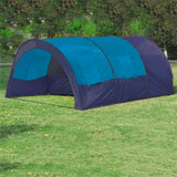 NNEVL Camping Tent Fabric 6 Persons Dark Blue and Blue