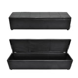 NNEVL Storage Bench Black Large Size