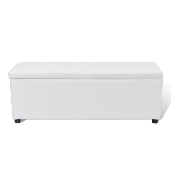 NNEVL Storage Bench White Medium Size