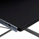NNEVL Computer Desk Workstation With Pull Out Keyboard Tray Black