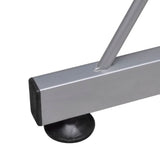 NNEVL Computer Desk Workstation With Pull Out Keyboard Tray Brown