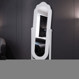 NNEVL Free Standing Mirror White Adjustable