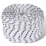 NNEVL Braided Rope Coil Boat Line Polyester 8 mm x 50 m