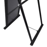 NNEVL Free Standing Floor Mirror Full Length Rectangular Black