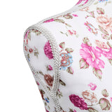 NNEVL Ladies Bust Display Mannequin Cotton White With Rose