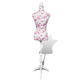 NNEVL Ladies Bust Display Mannequin Cotton White With Rose